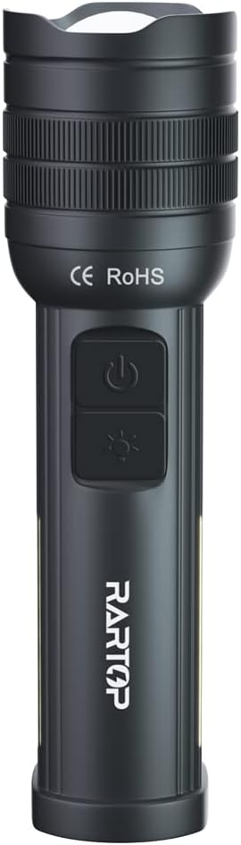 Rechargeable Tactical Flashlight with 5200mAh Battery O721383
