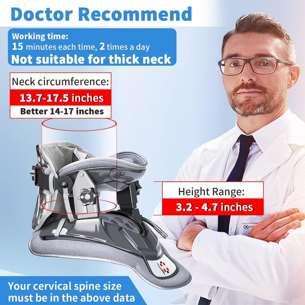 Cervical Neck Traction Device with Airbag Support K65857