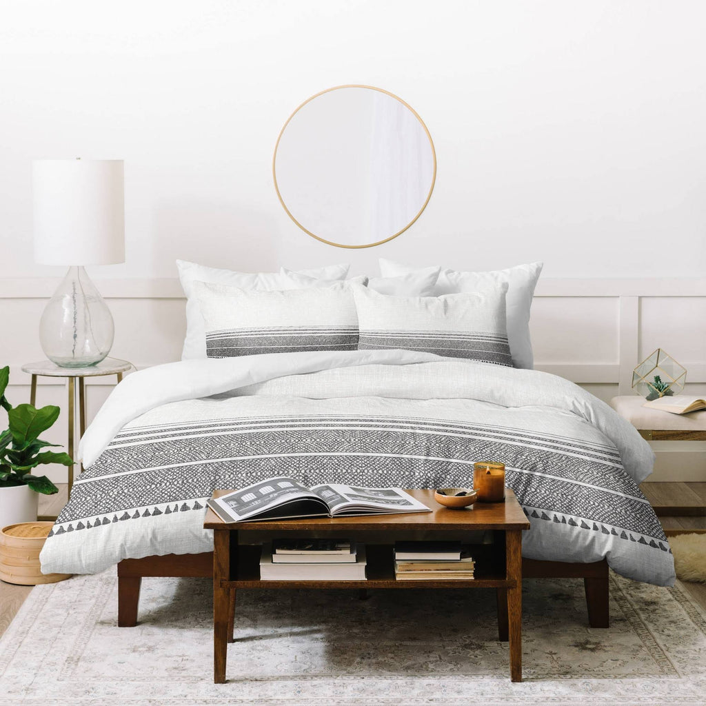Charcoal Grey Duvet Cover Set O147974