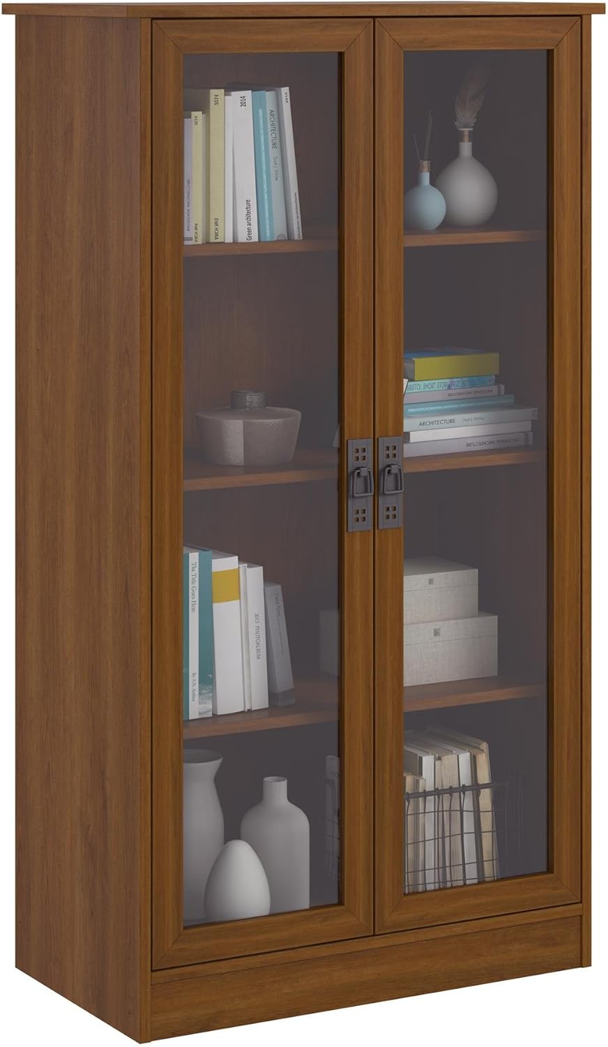 Bookcase with Glass Doors W518
