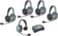 5 Person Wireless Communication Headset System with HUB Mini Base Transceiver Q27511