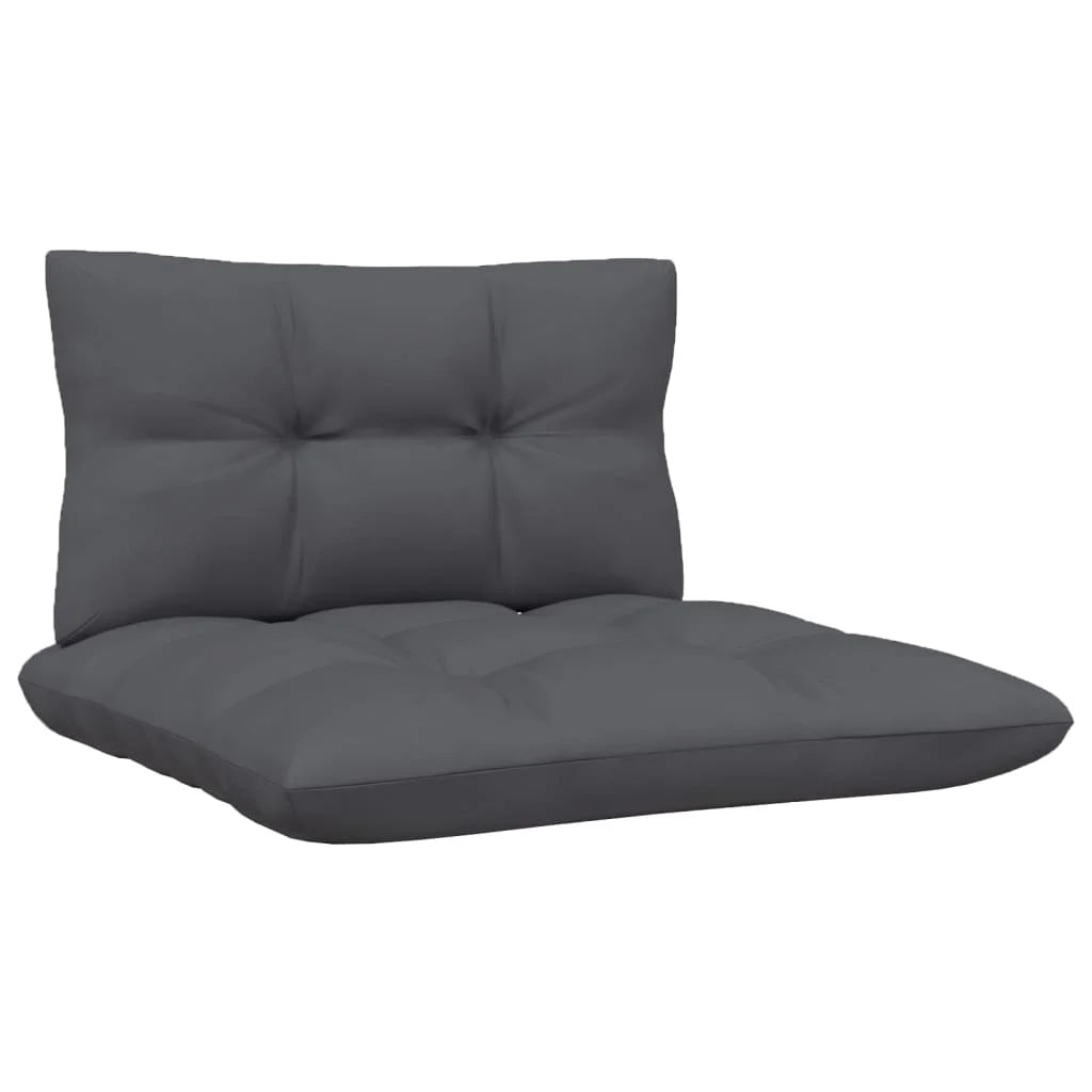 White Solid Pinewood Patio Sofa with Cushions K636