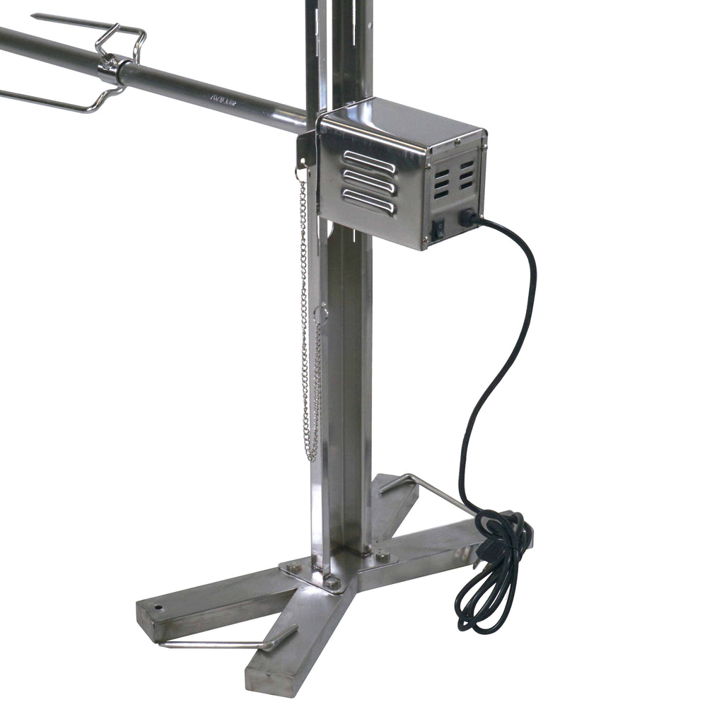 Stainless Steel Open Fire Rotisserie System Tripod Y195