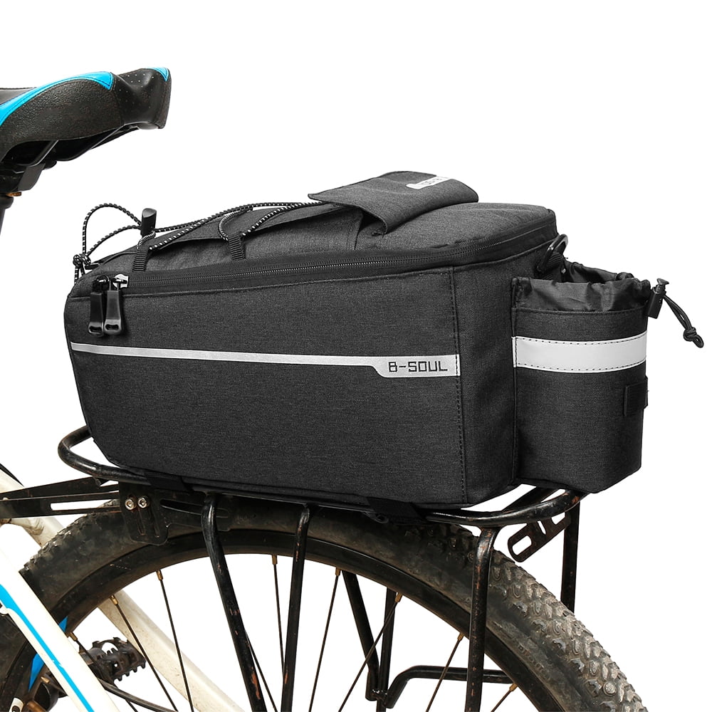 Insulated Trunk Cooler Bag Cycling Bicycle Rear Rack Storage Luggage Bag Reflective MTB Bike Pannier Bag Shoulder Bag Z891