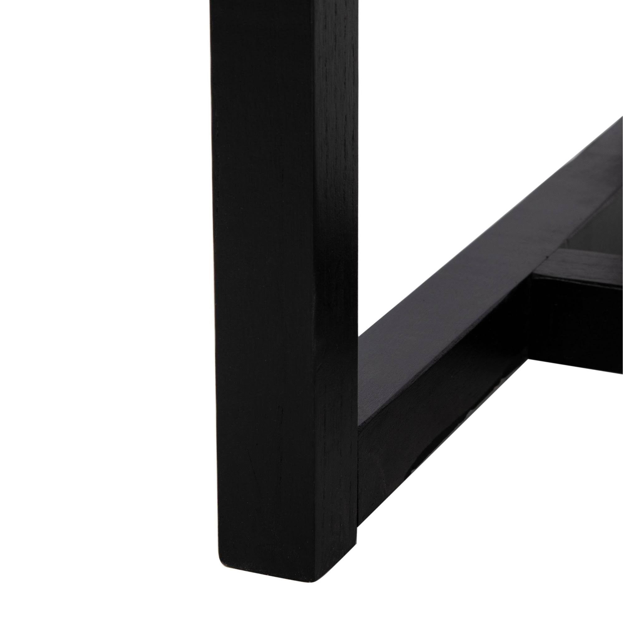 Black/Natural Cane Dining Chair I48354