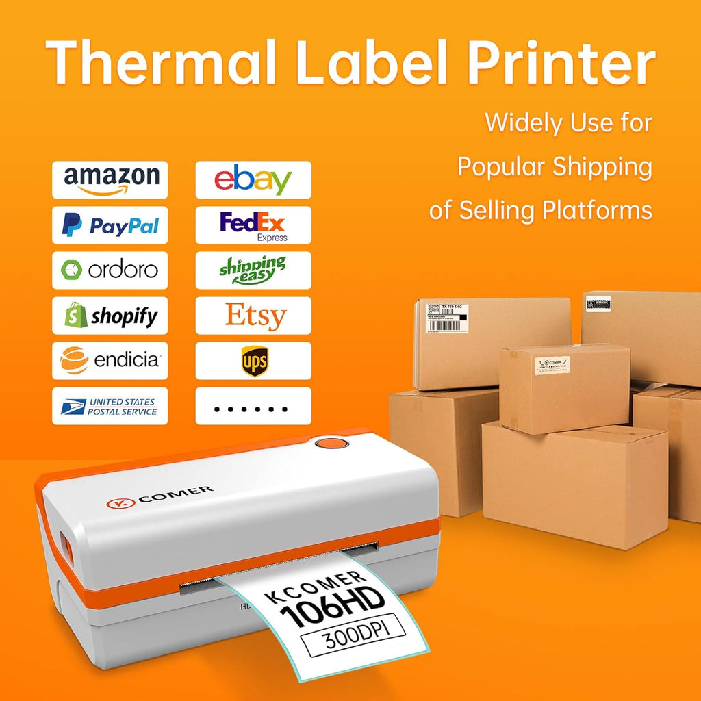 4x6 Direct Thermal Shipping Label Printer W78035