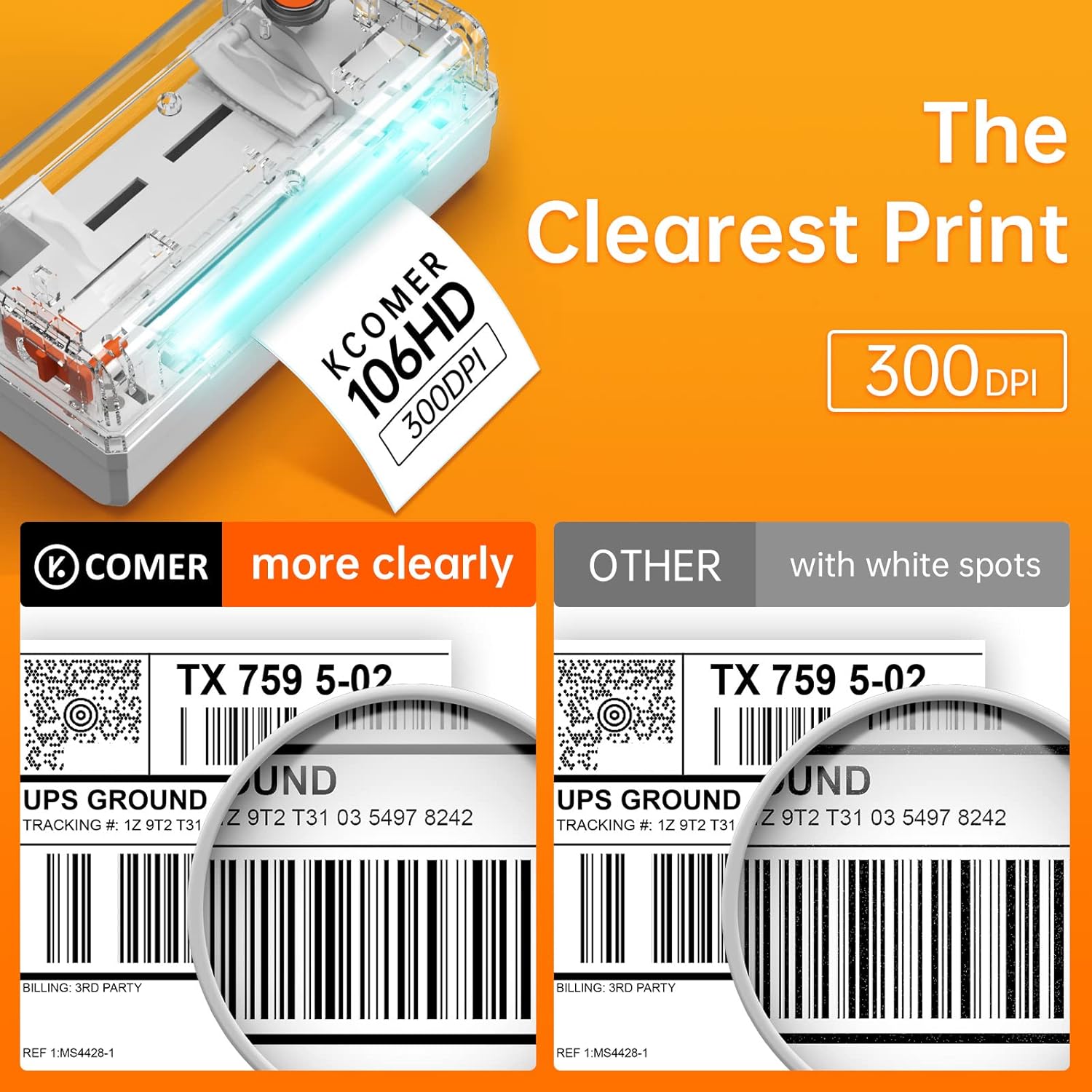 4x6 Direct Thermal Shipping Label Printer W78035