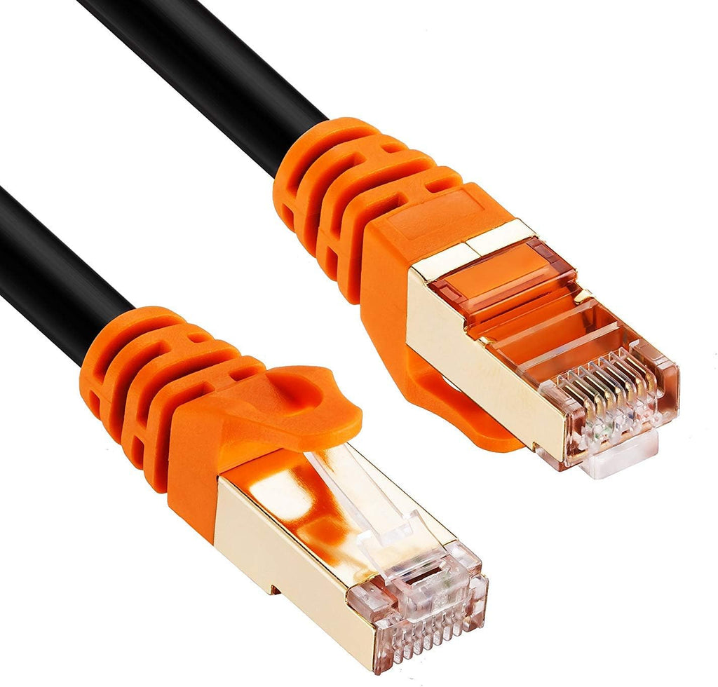 Cat 7 Outdoor Ethernet Cable 200 ft Heavy Duty Double Shielded Waterproof Direct Burial Ethernet Cable V106564