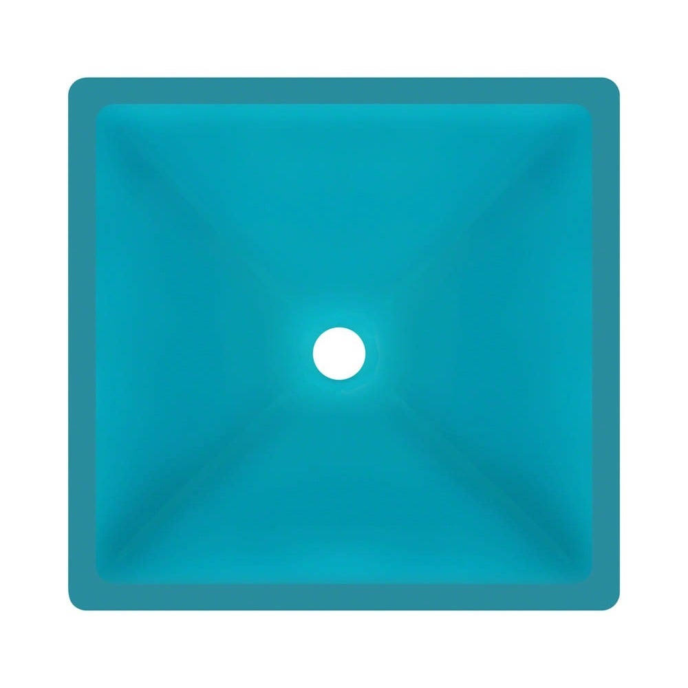 Turquoise Bathroom Vessel Sink Ensemble B849164
