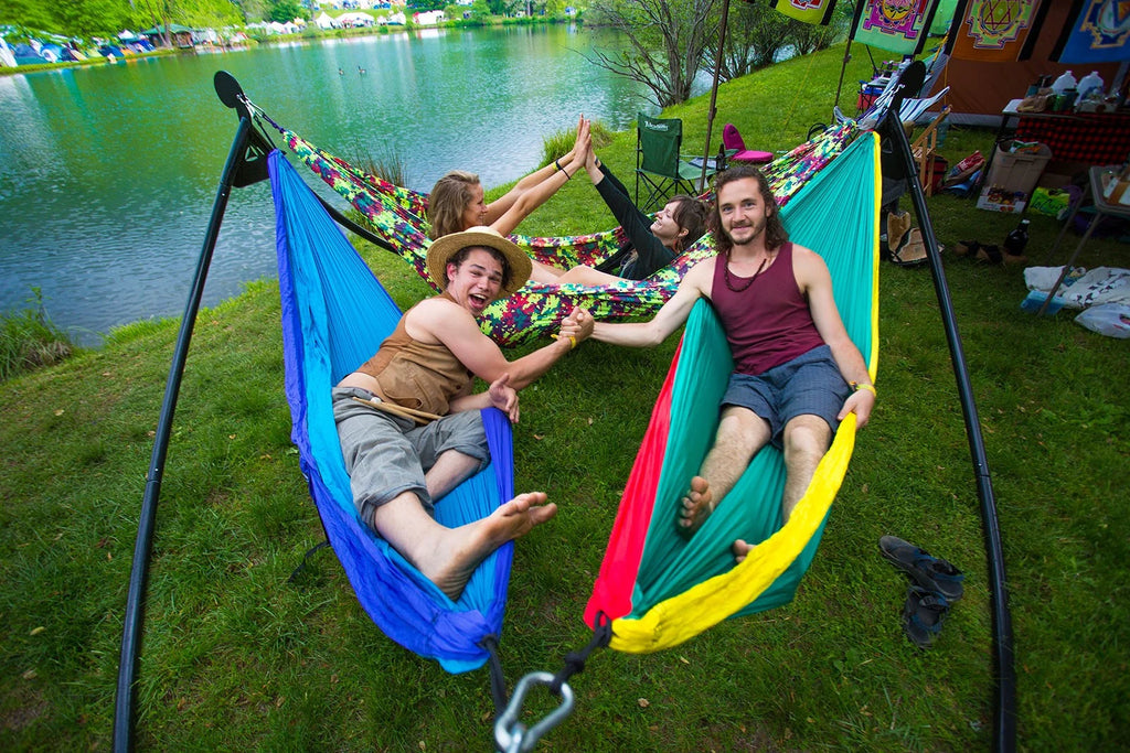 Black Triple Hammock Stand L797