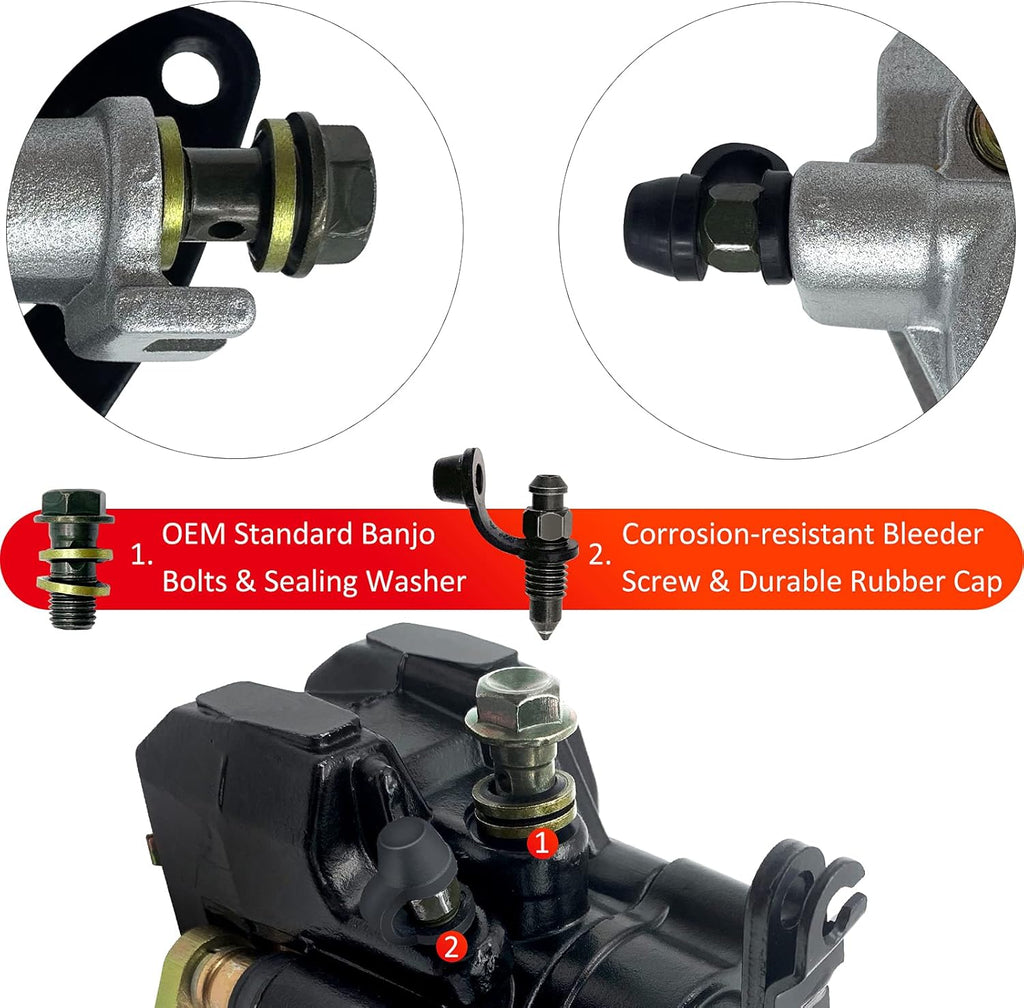 Brake Calipers for Honda TRX400 EX Sportrax 2005-2008 TRX400 X 2009-2014 S821