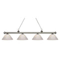 4 Light Island/Billiard Antique Silver J439569