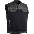 Leather & Canvas Vest Combo XL U465