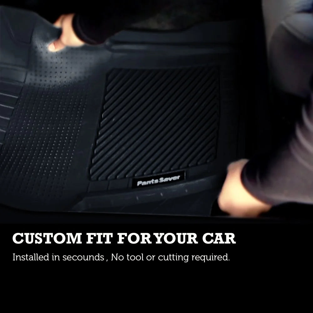 Black Heavy Duty Automotive Floor Mats M4378