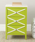 Lime Green 3-Drawer Side Table N5964