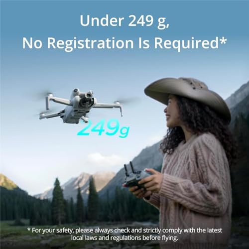 Folding Mini-Drone with 4K HDR Video Camera, 2 Extra Intelligent Flight Batteries Plus O493