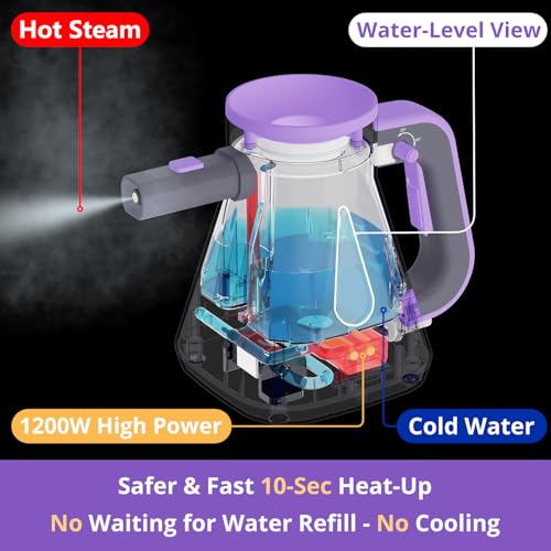 1200W Handheld Steam Cleaner with 14-Piece Kit Grey M44375