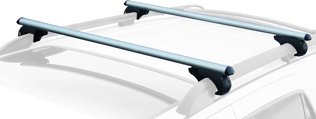 2-Piece 52 Aluminum Roof Top Cross Bar Set with Keyed Locking Mechanism V63760