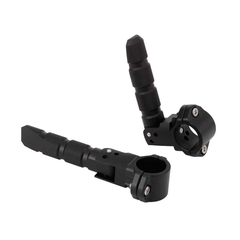 Universal Motorcycle 360 Rotatable Highway Crash Bar Foot Pegs H3950
