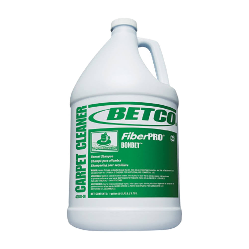FiberPro Carpet Shampoo, Fresh Scent, 128 oz Bottle, Blue, Case of 4 W62604
