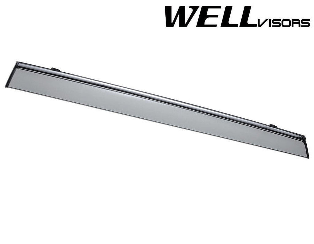 Side Window Visors Rain Guards with Chrome Trim S5136