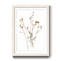 White Framed Print U735
