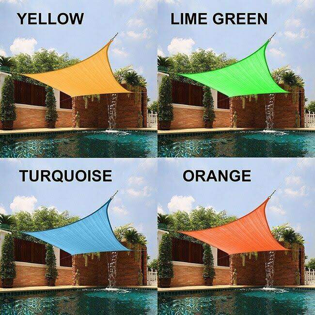 Medium Square Sun Shade Green I244514