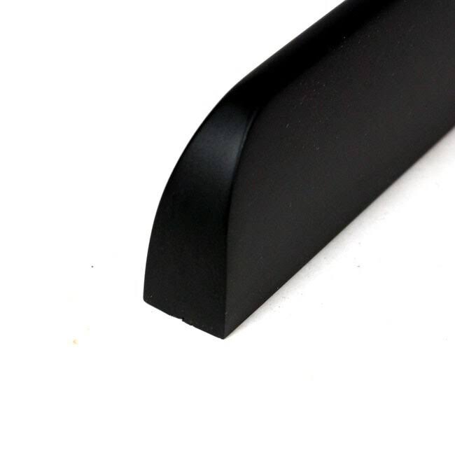 8-Inch Solid Matte Black Cabinet Bar Pull Handle (Case of 10) U64669