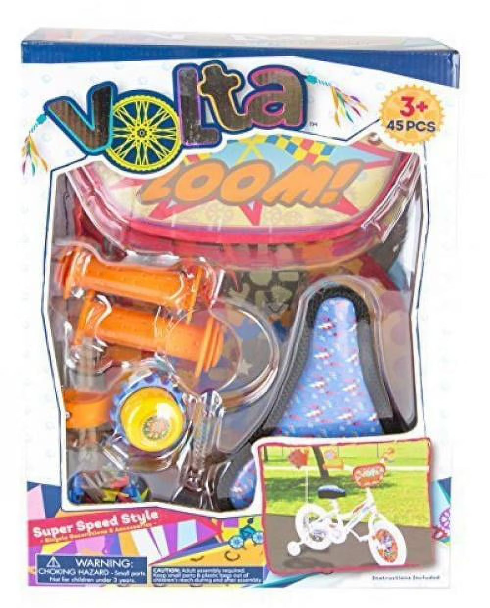 45 Pc Bicycle Decorations & Accessories Set U67178