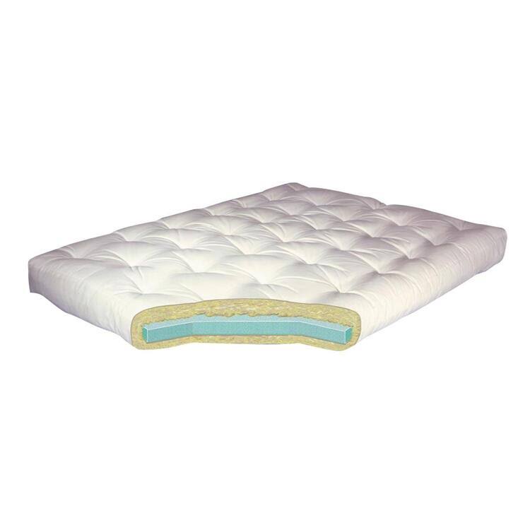 Sage Microfiber Queen Futon Mattress R915