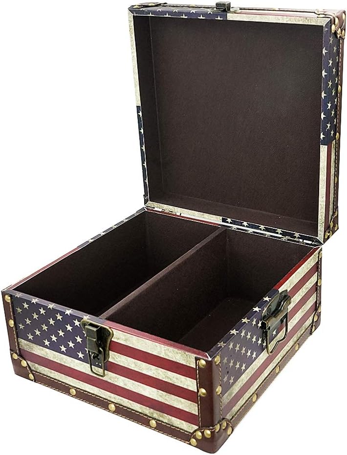Large Vintage Wooden Storage Trunk I4515
