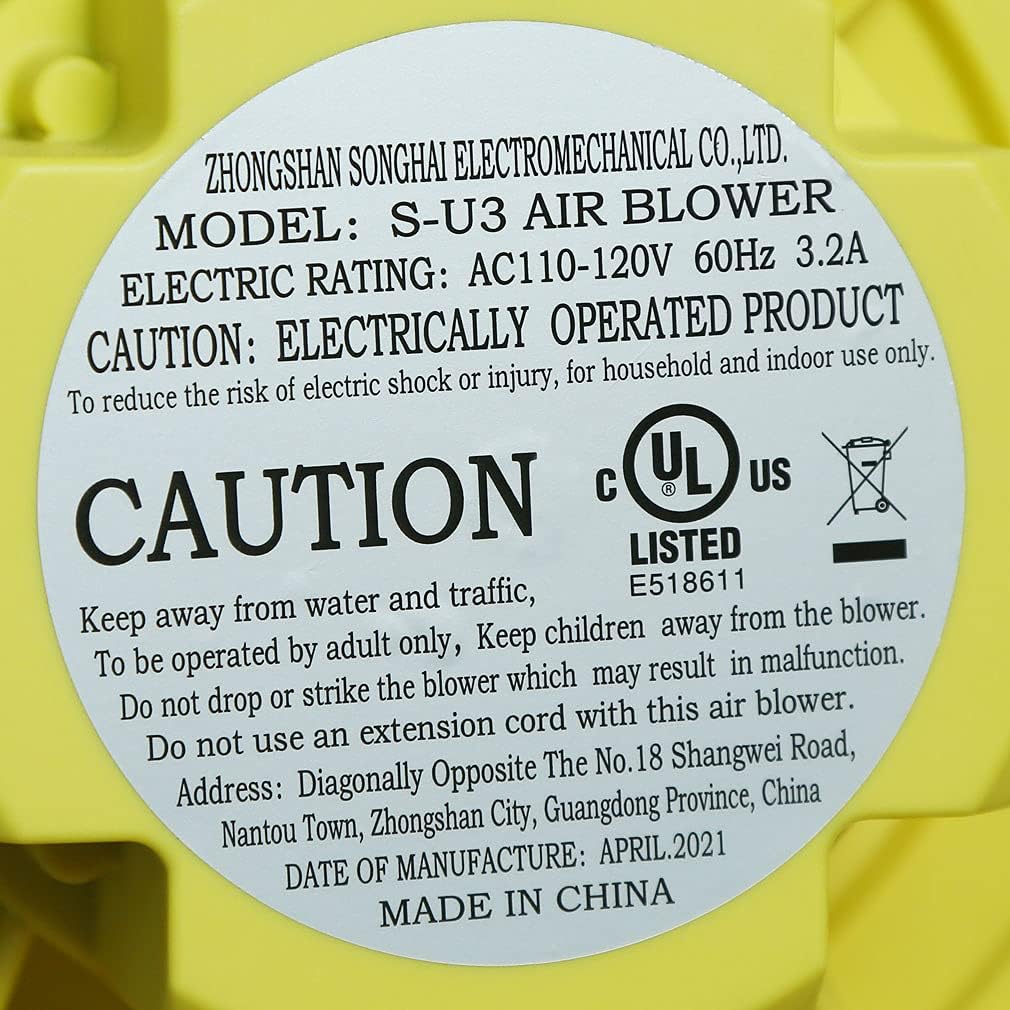 1.2HP(950w) Air Blower Inflatable Bouncer Blower X409
