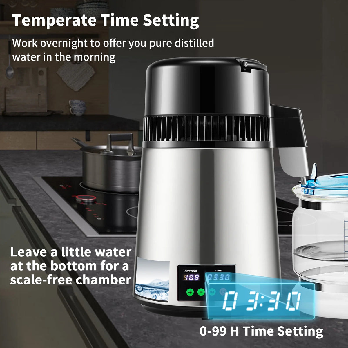 4L Silver Water Distiller K6494