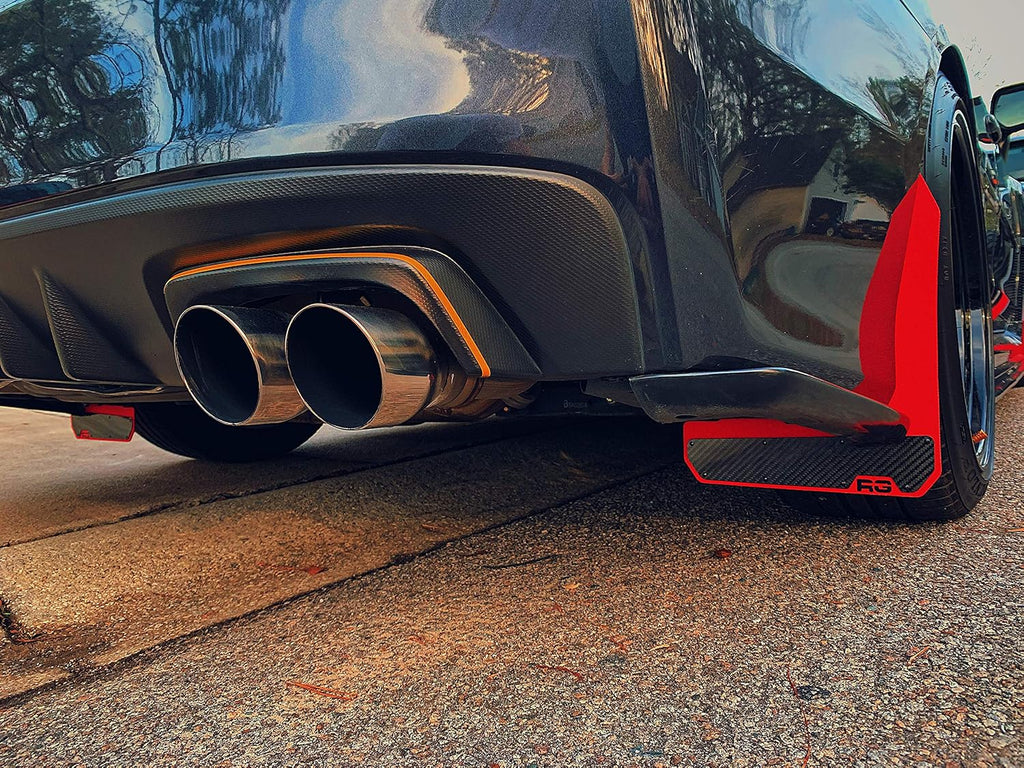 Red Mud Flaps for Subaru WRX/STI J82543