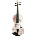 White Glitter Violin Outfit 4/4 S24769