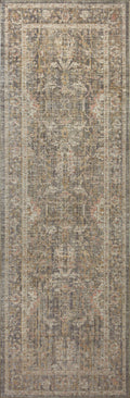 Sage/Blush 2'-7" x 8'-0" Area Rug I17065