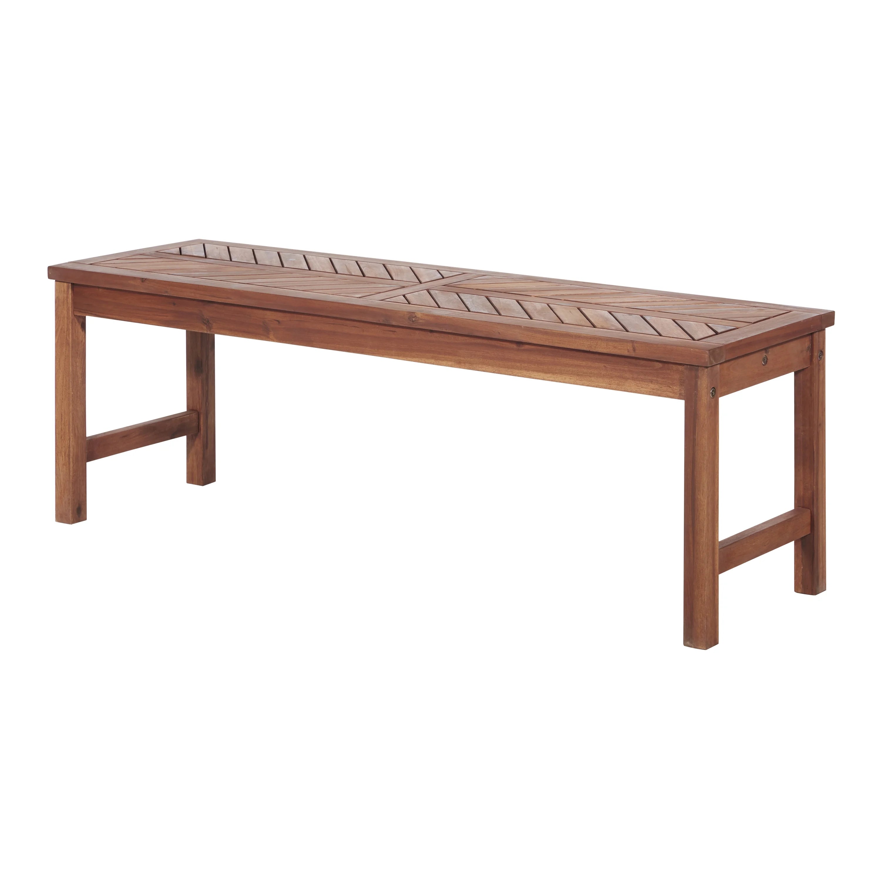 Brown Acacia Wood Bench F414271