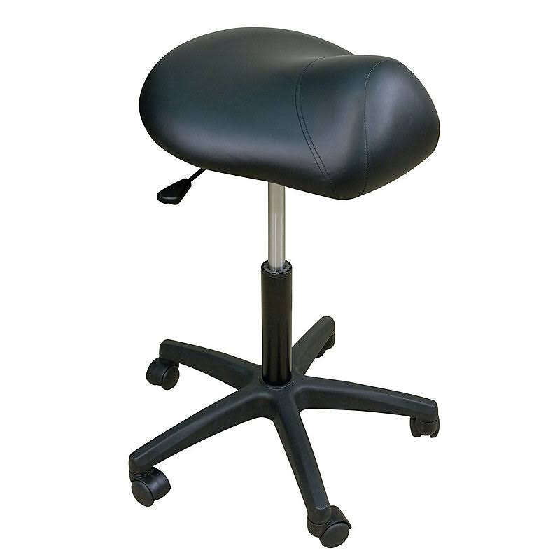Sage Height Adjustable Saddle Stool C6449
