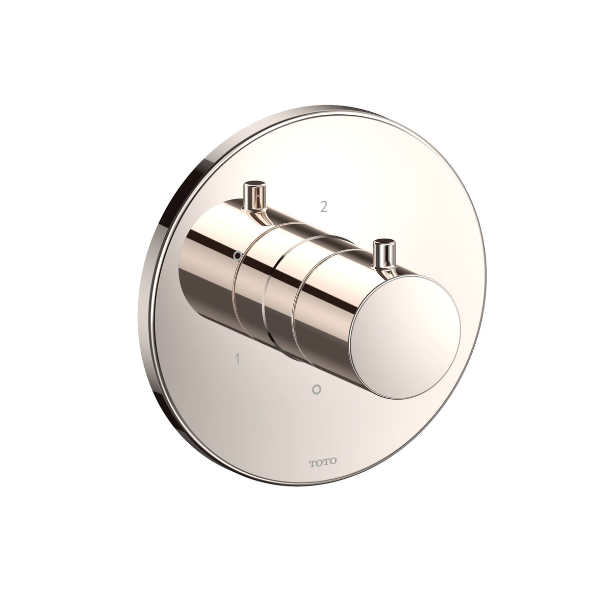 Round Three-Way Diverter Trim with Off, Polished Nickel G5236