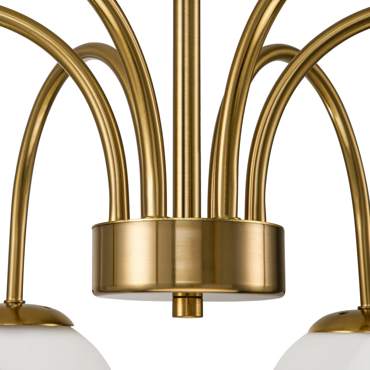 6-Light Glass Bubble Chandelier O575029