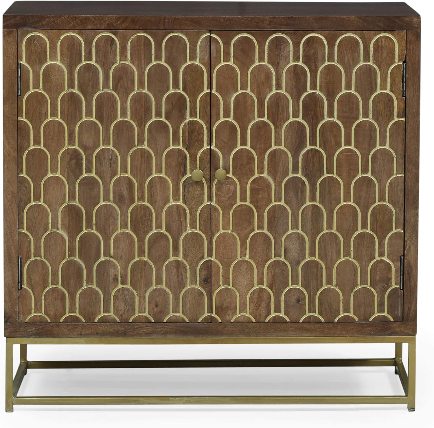 Walnut 2 Door Wooden Cabinet N996810