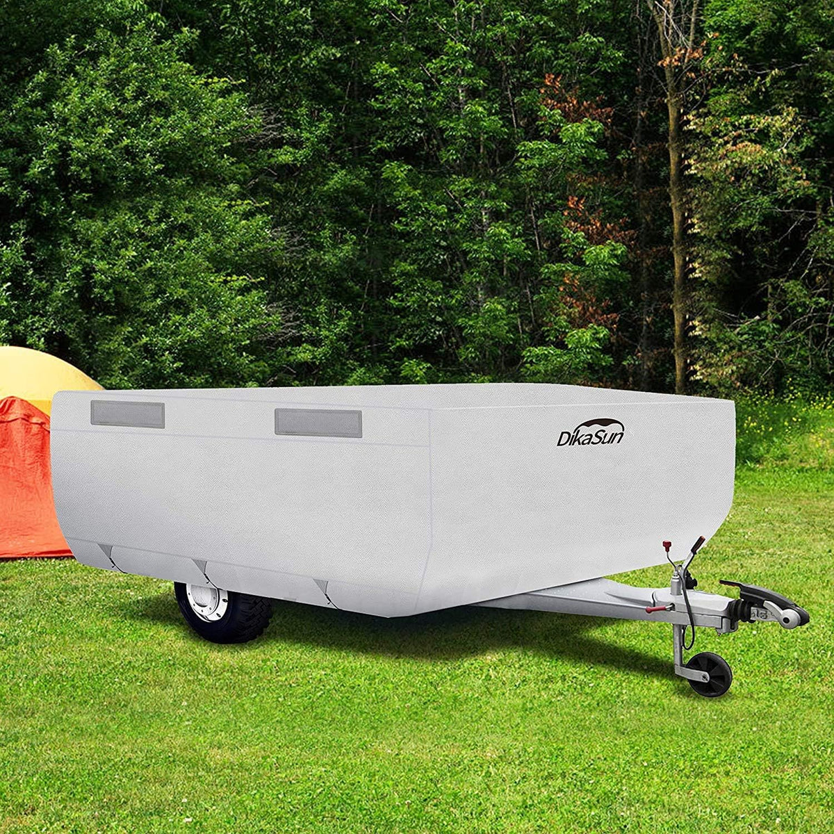 Pop Up Folding Camper Cover with Adhesive Repair Patches (3 Layers 8'-10') Pack of 2 U8741