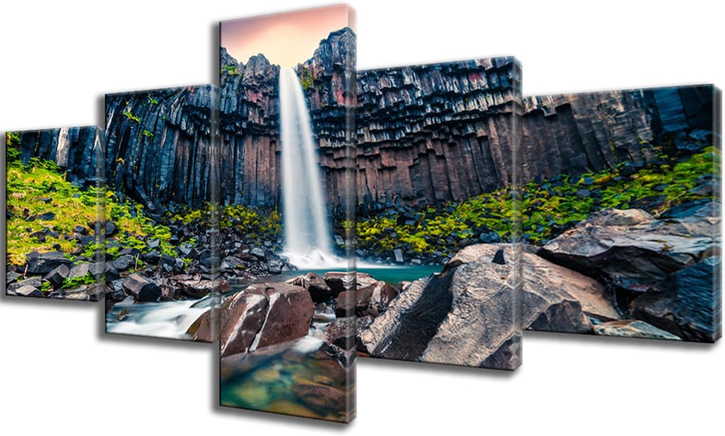 5 Piece Framed Canvas Landscape Art (60''Wx32''H) K474001