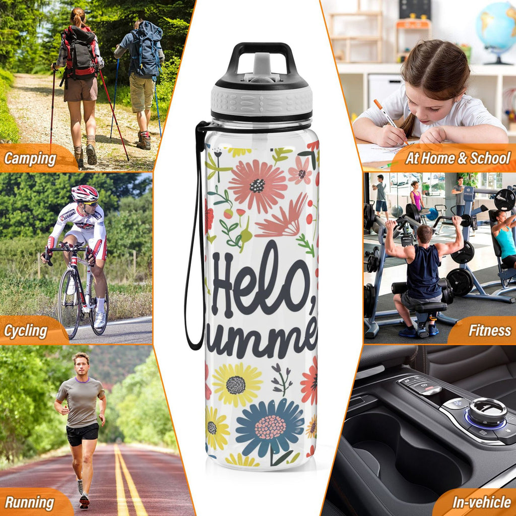 32oz Leakproof Tritan Sports Water Bottle with Straw L7039