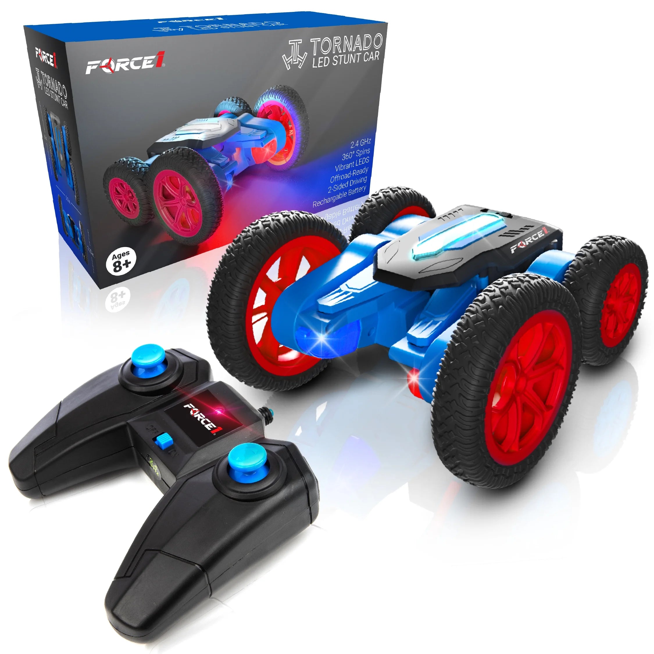 Red LED Double-Sided RC Cars Z55318