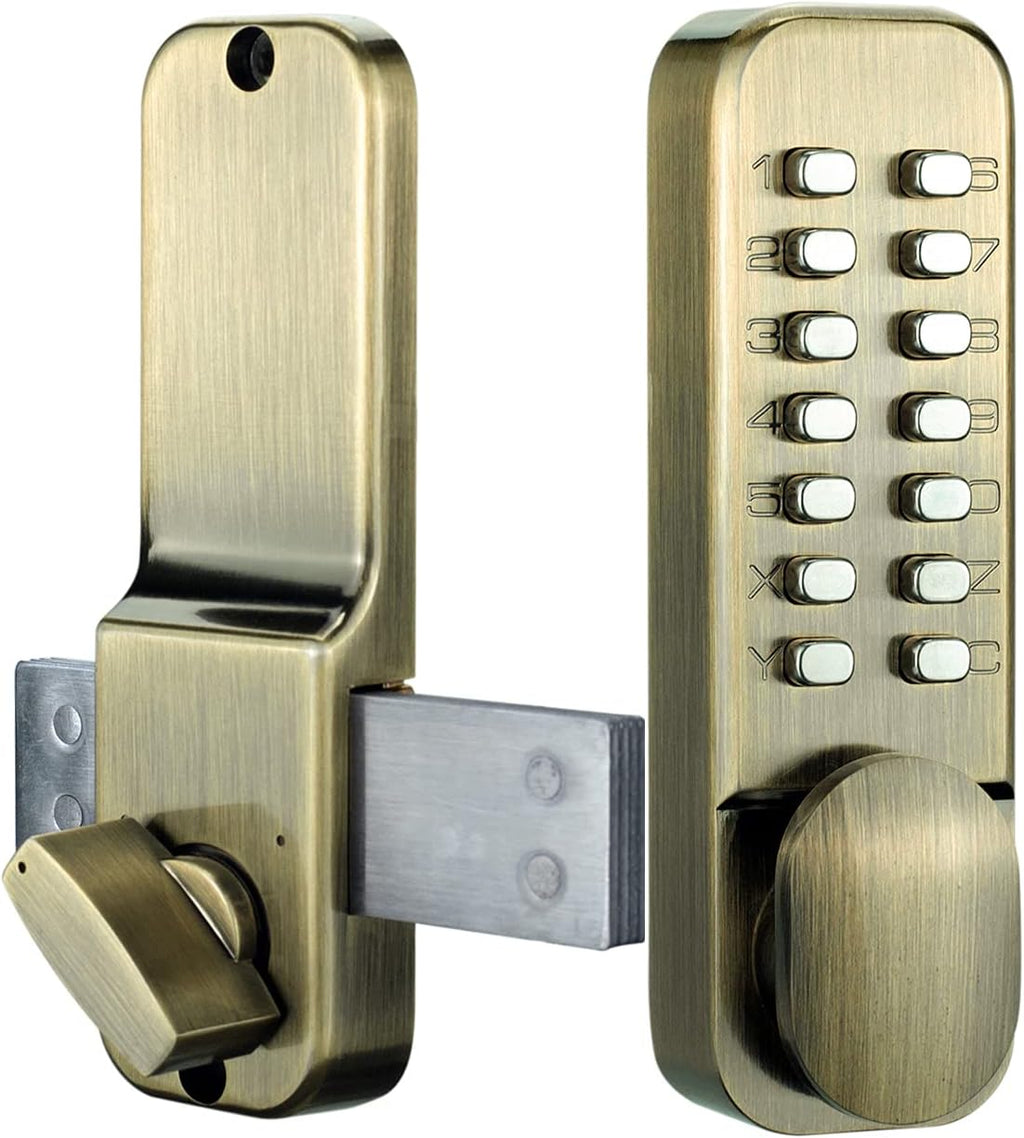 Stainless Steel Mechanical Keyless Entry Door Lock with Handle M25041