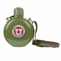 Red Pewter Accent Stainless Steel Canteen E66952