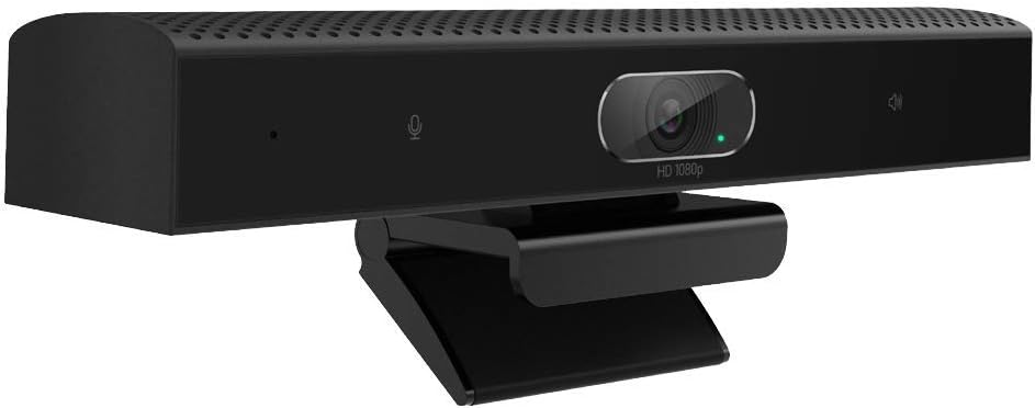 3-in-1 Full HD 1080P Conference Webcam with Microphone, Speakers, Privacy Cover, Wide Angle USB Video Conference Camera X6693