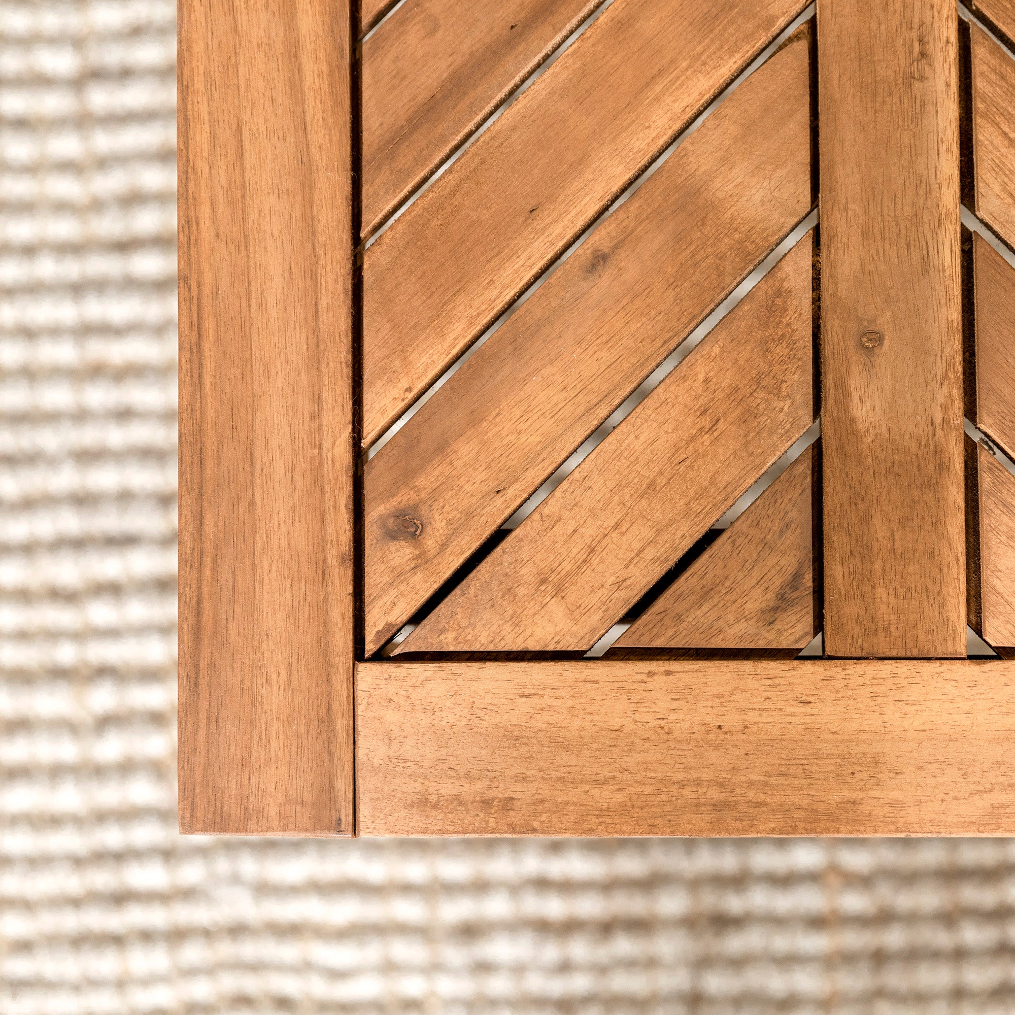 Brown Acacia Wood Bench F414271