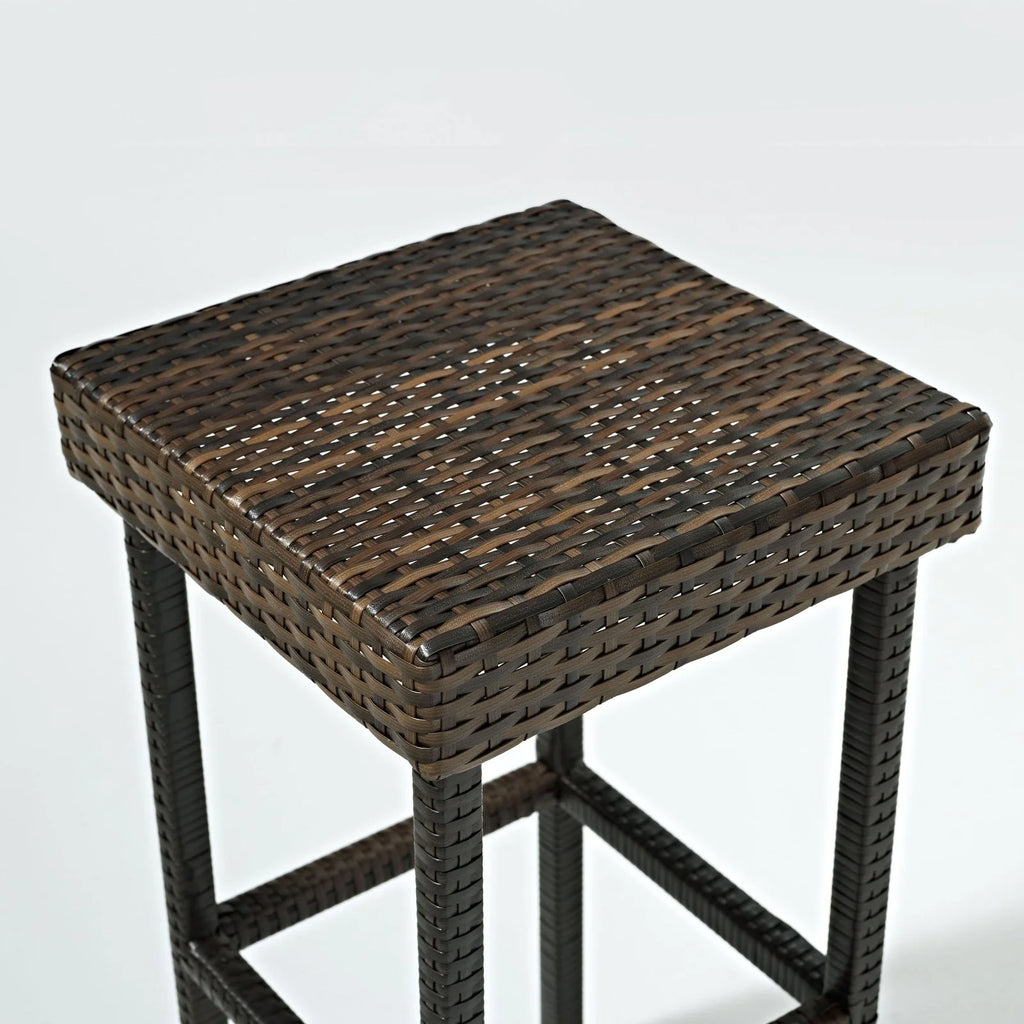 Metal Counter Stool in Brown (Set of 2) K88591